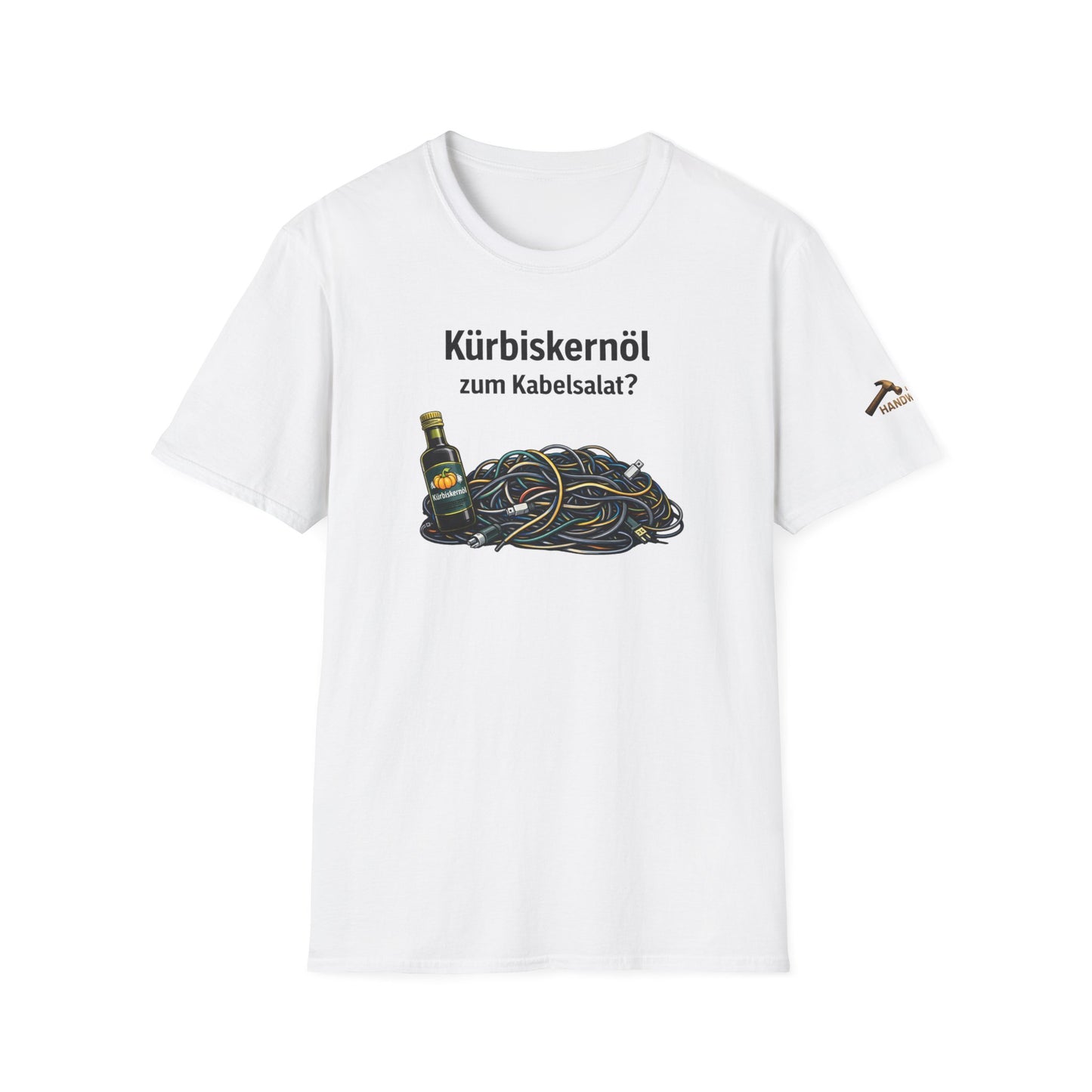 Kürbiskernöl zum Kabelsalat?" – Shirt